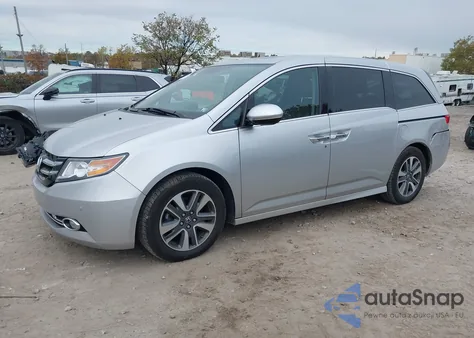 2015 Honda Odyssey Touring/Touring Elite z USA, uszkodzony, nr VIN 5FNRL5H93FB115023